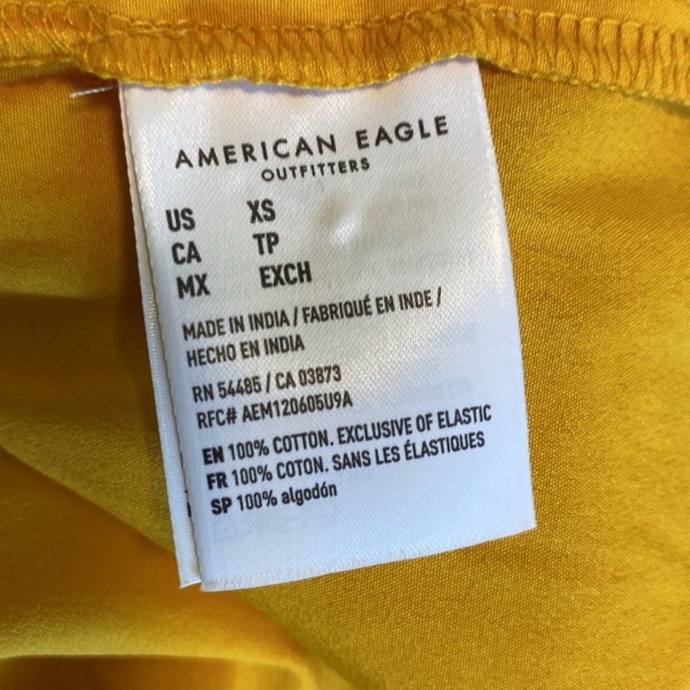 American Eagle Floral Yellow Mini Dress - Picture 11 of 11